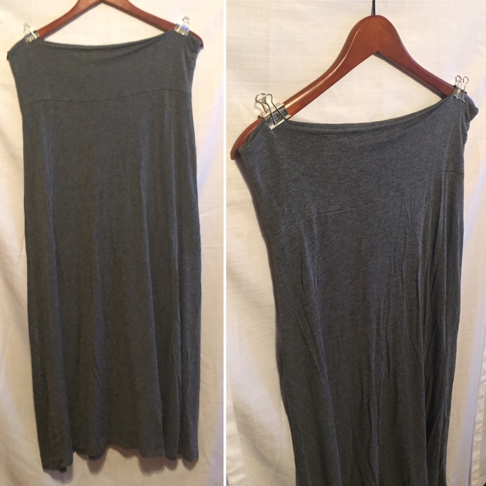 2 pack - black & gray maxi skirts